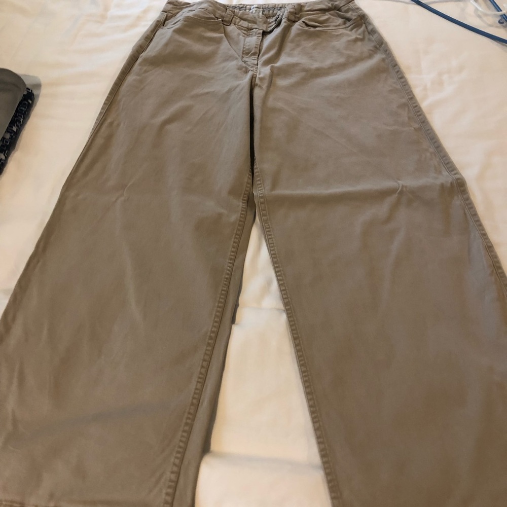 Wide leg Tan Khakis